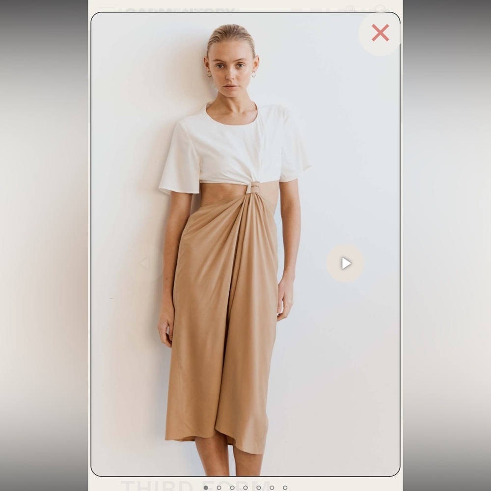 Third Form Cut out Midi Dress